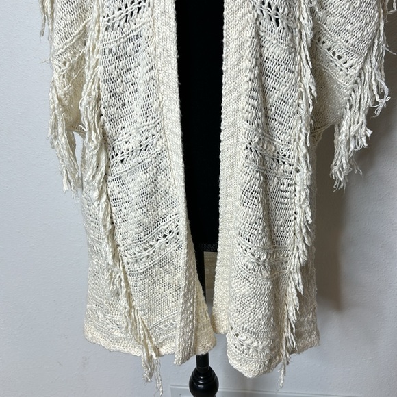 Ariat size Small Wrap It Up fringed open cardigan - Picture 4 of 9